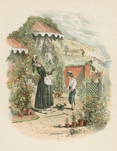 Szene aus David Copperfield von Charles Dickens, 1849-1850