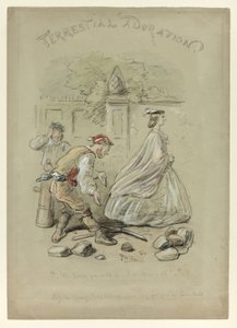 Irdische Anbetung von Hablot Knight Browne