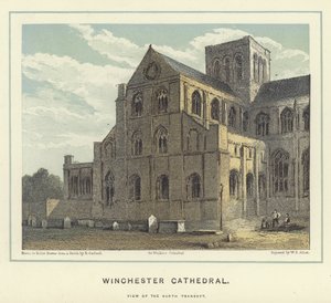 Kathedrale von Winchester, Blick auf das nördliche Querschiff von Hablot Knight Browne