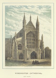 Westfassade der Kathedrale von Winchester von Hablot Knight Browne