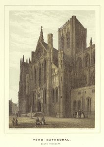 York Cathedral, Südquerhaus von Hablot Knight Browne