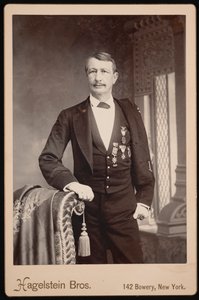 Porträt von J. Watts John Watts De Peyster 1821-1907, vor 1896 von Hagelstein Bros