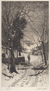 Ohne Titel (Winterlandschaft) von Hamilton Hamilton