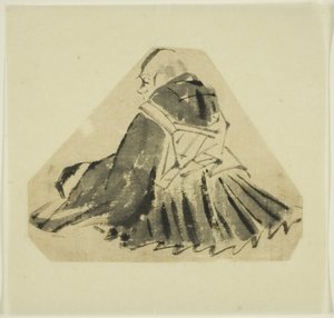 Skizze eines Priesters von Hanabusa Itcho