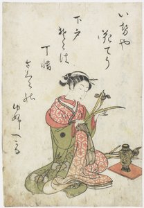 Kurtisane Hanach? vom Iseya-Haus von Hanabusa Shigenobu