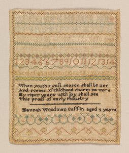 Muster von Hannah Woodman Coffin