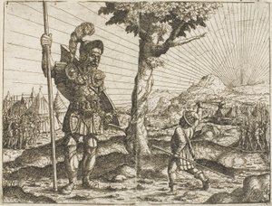 David und Goliath von Hanns Lautensack
