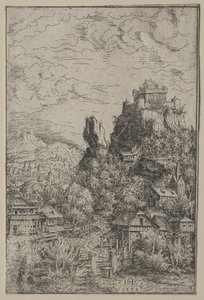 Landschaft mit einem Schloss von Hanns Lautensack