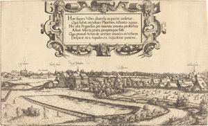 Ansicht von Nürnberg von Westen [linker Abschnitt]