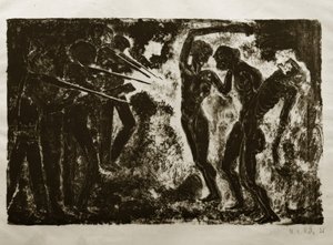 Totentanz von 1919: Das Standgericht / Exekution von Hanns Ludwig Katz