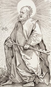 St. Peter hält die Schlüssel des Himmelreichs
