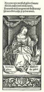 Inneres und äußeres Gut (Gravur) von Hans (after) Burgkmair