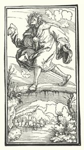 Holzschnitt aus De Remediis Utriusque Fortunae (Heilmittel für Glück und Unglück) von Petrarca von Hans (after) Burgkmair