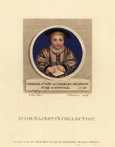 Charles Brandon, 3. Herzog von Suffolk von Hans (after) Holbein the Younger