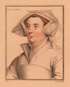 Elizabeth Jenkes, Lady Rich, Ehefrau von Sir Richard Rich, 1812 von Hans (after) Holbein the Younger