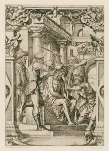 Jesus Christus, mit Dornen gekrönt von Hans (after) Holbein the Younger