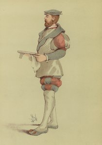 Männerkostüm der Herrschaft von Heinrich VIII. von Hans (after) Holbein the Younger