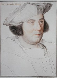 Porträt von Harry Guldeford (gest.1532) graviert von Francesco Bartolozzi (1727-1815) 1792 von Hans (after) Holbein the Younger