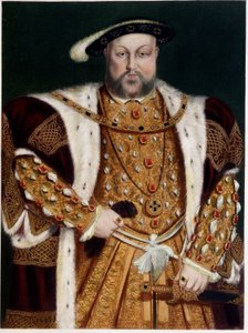 Porträt von Heinrich VIII - nach A.P. Holbein, ca. 1543
