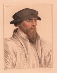 Sir John Gage, englischer Höfling und Politiker von Hans (after) Holbein the Younger