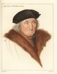 Sir John More, Anwalt und Richter, 1812 (Gravur)