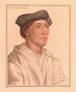 Sir Richard Southwell, englischer Geheimrat (1812) (Stich) von Hans (after) Holbein the Younger