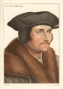 Sir Thomas More, Lordkanzler von König Heinrich VIII., 1812 (Gravur)