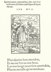 Der alte Mann (Gravur) von Hans (after) Holbein the Younger