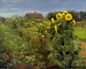 H. A. Brendekilde, Sonnenblumenblüte