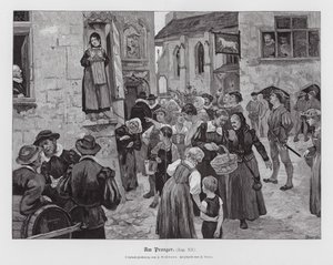 Frau im Pranger von Hans Bachmann