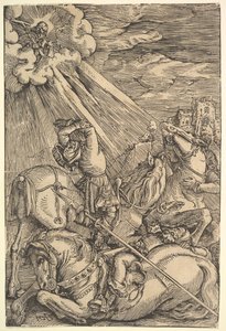 Bekehrung des Paulus, ca. 1514 von Hans Baldung