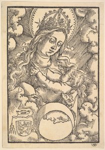 Stillende Madonna, aus Enchiridon poeticum, 1515 von Hans Baldung