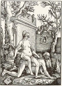 Aristoteles und Phyllis von Hans Baldung Grien