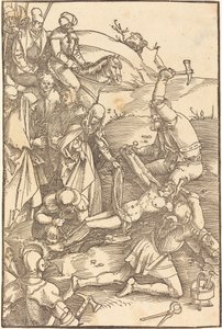 Christus ans Kreuz genagelt
