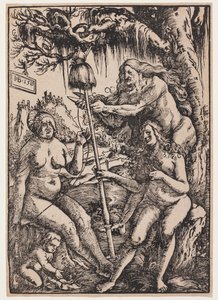 Die drei Schicksalsgöttinnen Lachesis, Atropos und Klotho von Hans Baldung Grien