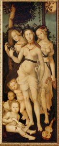 Harmonie oder die drei Grazien von Hans Baldung Grien