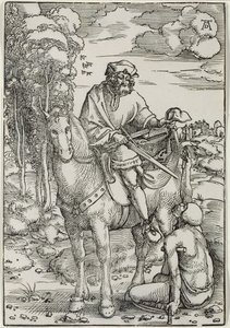 St. Martin teilt seinen Mantel von Hans Baldung Grien