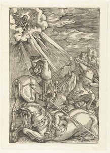 Die Bekehrung des Paulus, 1515-17 von Hans Baldung Grien
