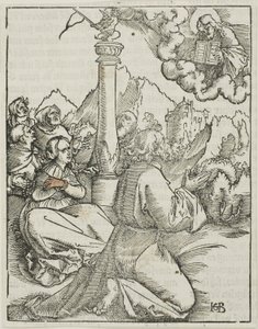 Du sollst keine anderen Götter haben neben mir, aus den Zehn Geboten von Hans Baldung Grien