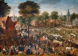 Flämische Kirmes von Hans Bol