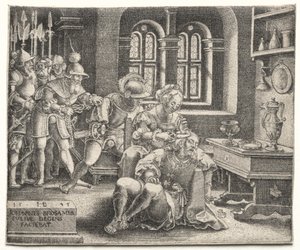 Samson und Delilah von Hans Brosamer