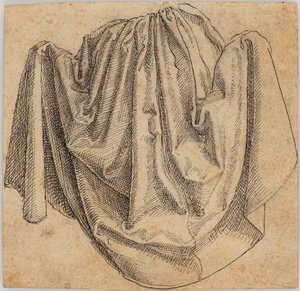 Studie eines hängenden Gewandes von Hans Brosamer