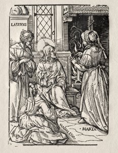 Christus im Haus des Lazarus