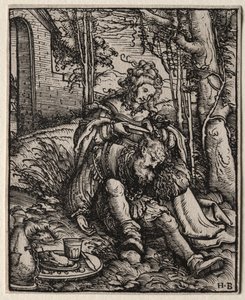 Samson und Delilah von Hans Burgkmair