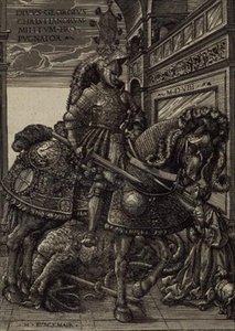 St. Georg und der Drache von Hans Burgkmair