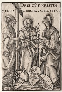 Die drei christlichen Heldinnen: Heilige Helena, Brigitta und Elisabeth