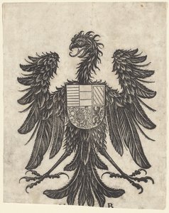 Wappen mit einem einzelnen Adler