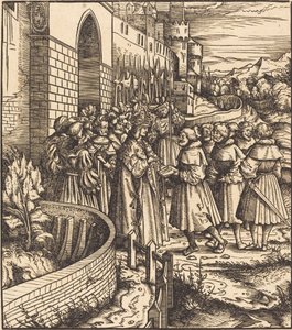 Die Schweizer Gesandtschaft gegen den Blauen König von Hans Burgkmair I
