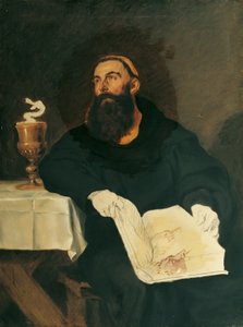 Der heilige Benedikt von Nursia