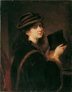 Mädchen mit Stereoskop